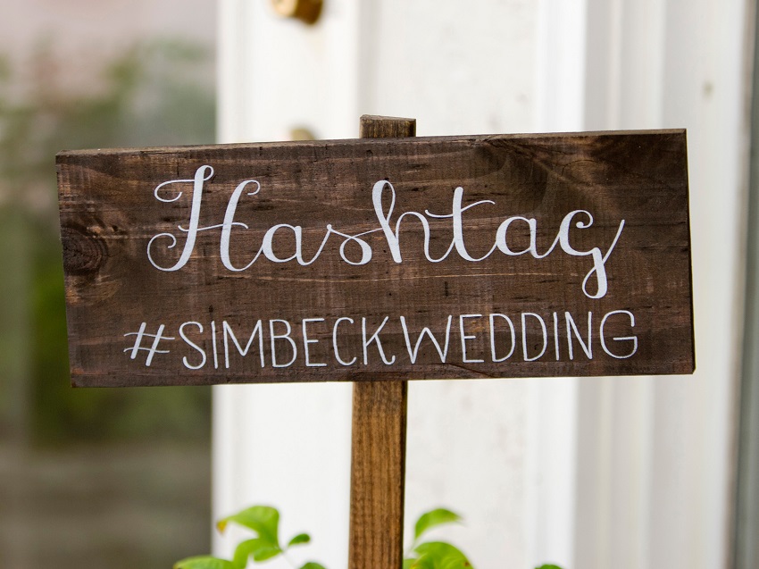 how to make a wedding hashtag: Avoid Duplicate Hashtags