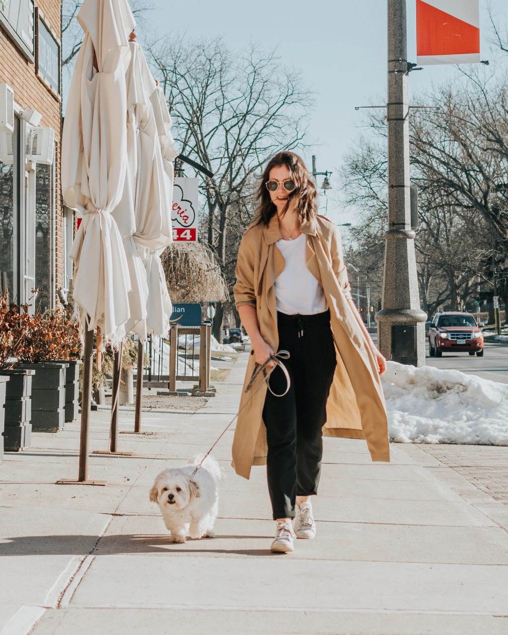 Lululemon TRNV joggers styled with oversized sweater for casual athleisure outfit